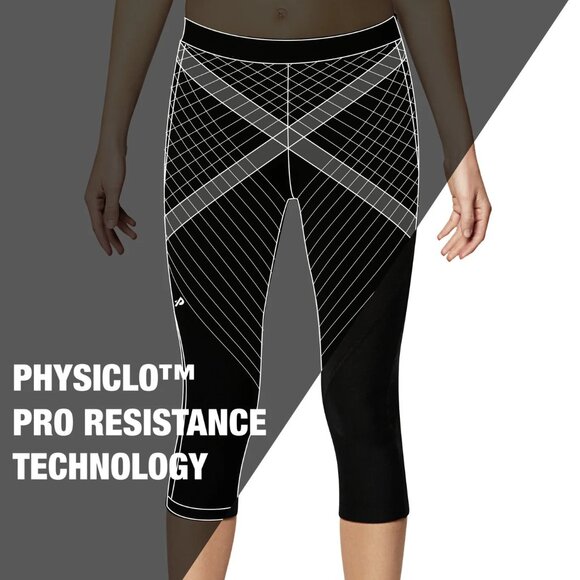 EUC Physiclo Pro Resistance Capris - Women's Small - Black - Picture 1 of 9
